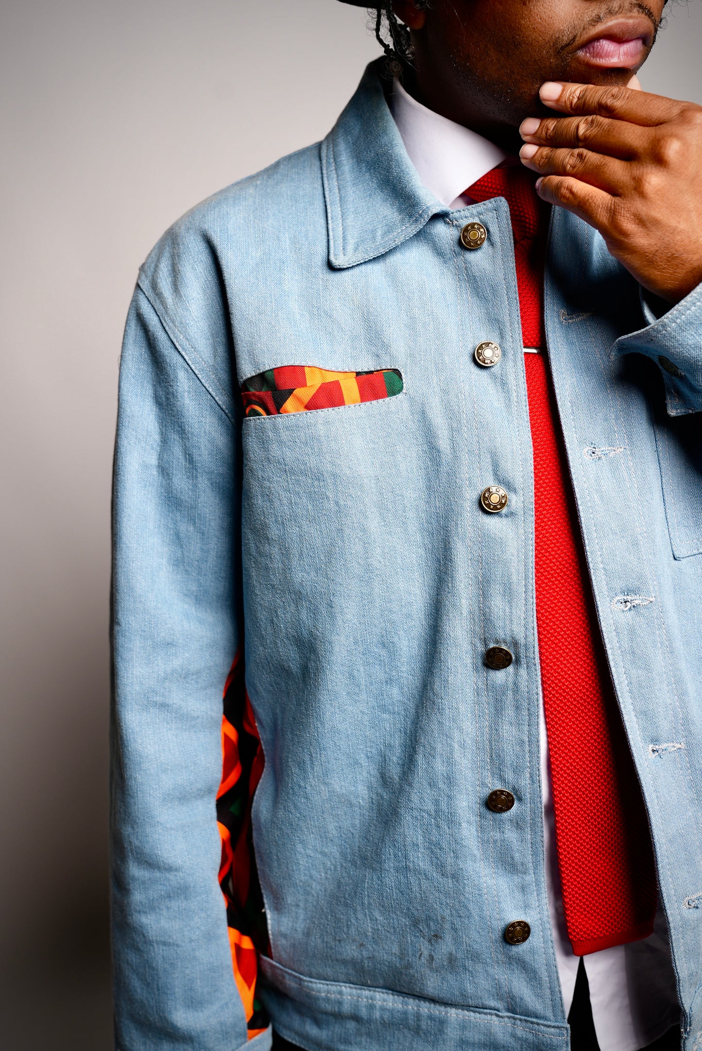 Juneteenth 2.0-Excellence Denim Jacket